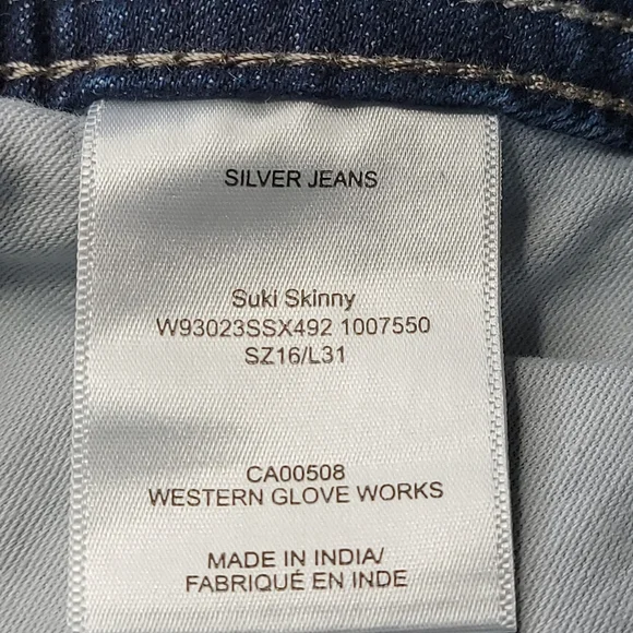 Silver Jeans Co. Jeans Size 16 - Picture 7 of 7